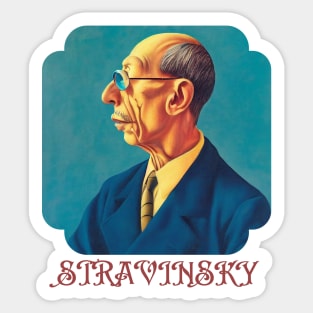 IGOR STRAVINSKY Sticker